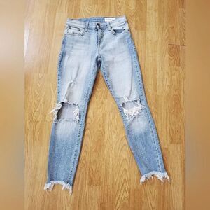 Pistola Distressed Straight Leg Jeans sz 26x26